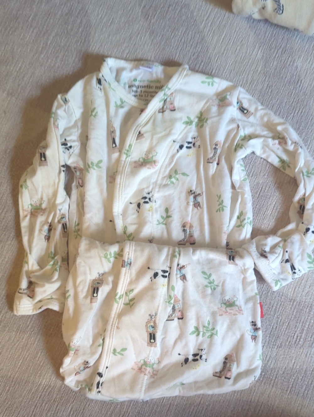 Magnetic Me Hickory Dickory Dock Baby Onsie